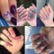 4 Boxes Holographic Nail Sequins – Mixed Shapes & Iridescent Glitter Flakes for Nail Art, DIY Manicure, Craft & Makeup (Style A)